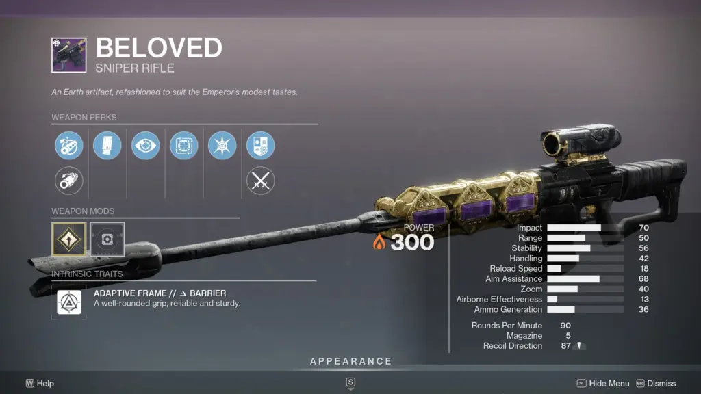 Beloved Sniper Rifle