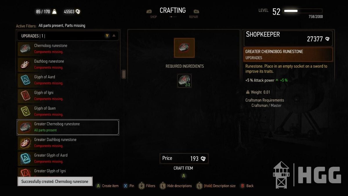 Best Runestones in The Witcher 3 Wild Hunt High Ground Gaming