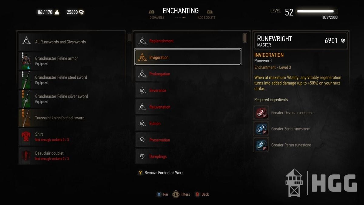 Best Runestones in The Witcher 3 Wild Hunt High Ground Gaming