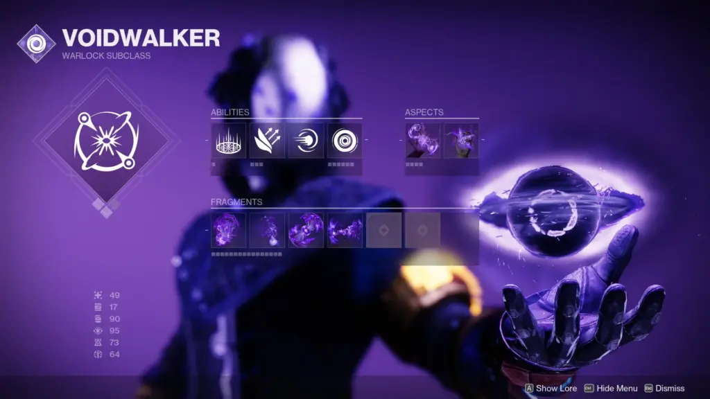 Void Voidwalker Warlock Subclass