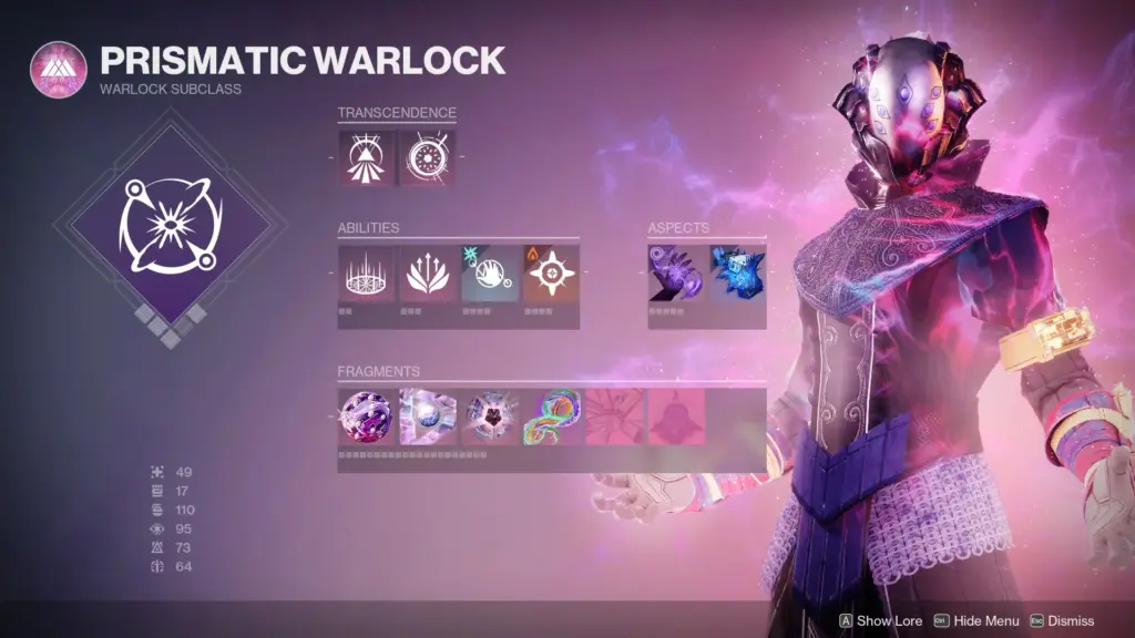 Prismatic Warlock Subclass