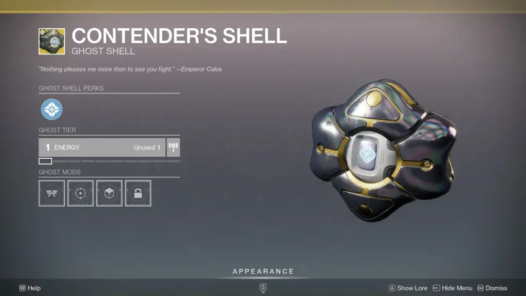 Contender’s Shell