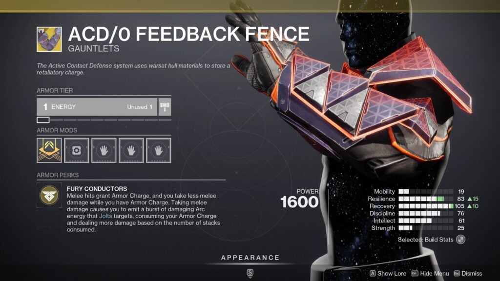 ACD/0 Feedback Fence - Best Titan PvP Exotic Armor in Destiny 2