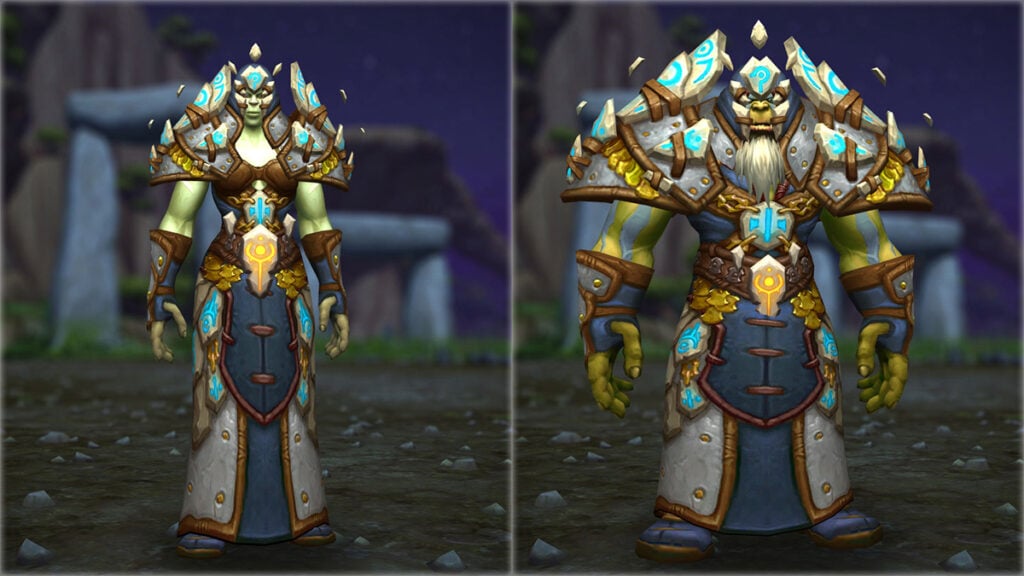 WoW Shaman Transmog Warmongering Gladiator's Ringmail Armor
