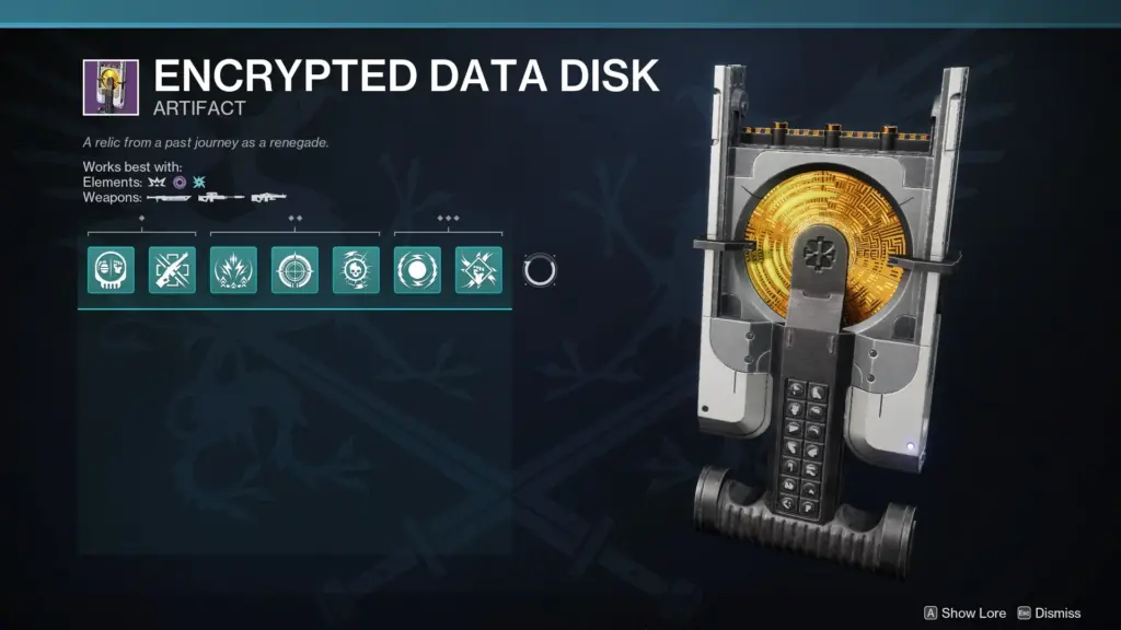 Encrypted Data Disk Artifact