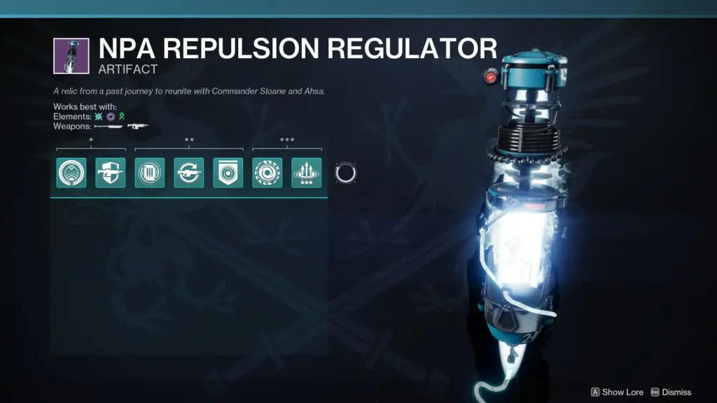 NPA Repulsion Regulator Artifact