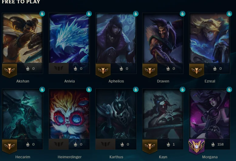 FREE TO PLAY league may 27