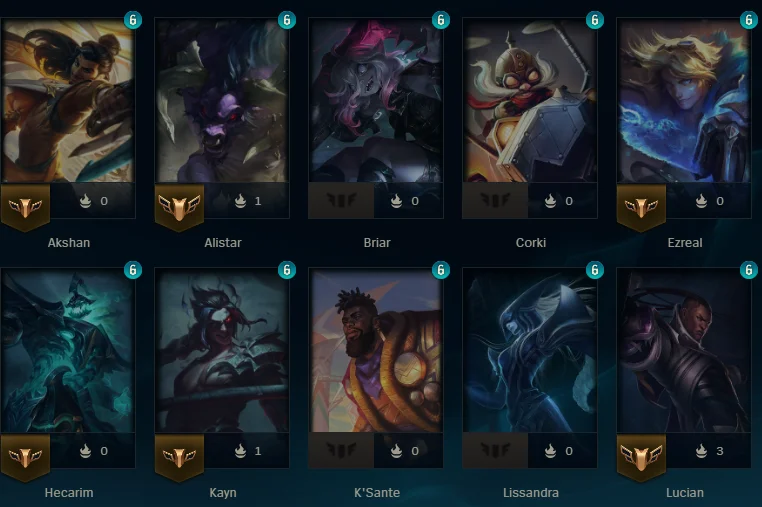champion pool 9 Oct