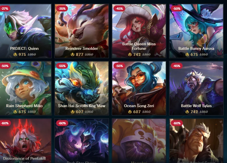 skin sale october 9
