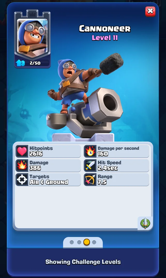 Cannoneer tower troop