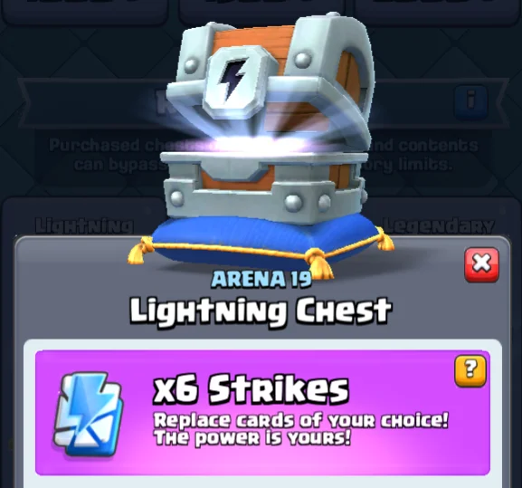 Arena 19 Lightning Chest x6 strikes