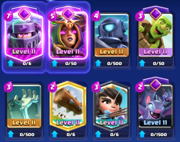 Mega Knight + Witch deck