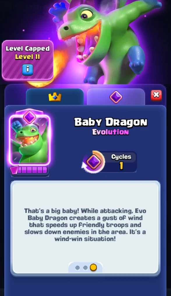Baby Dragon Evolution info