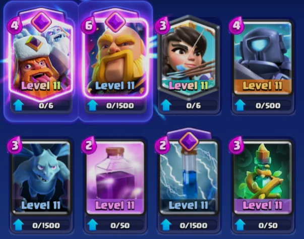 Lumberjack + Royal Giant Deck
