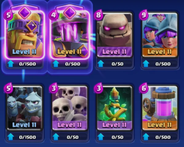 Three Musketeers + Golem Deck
