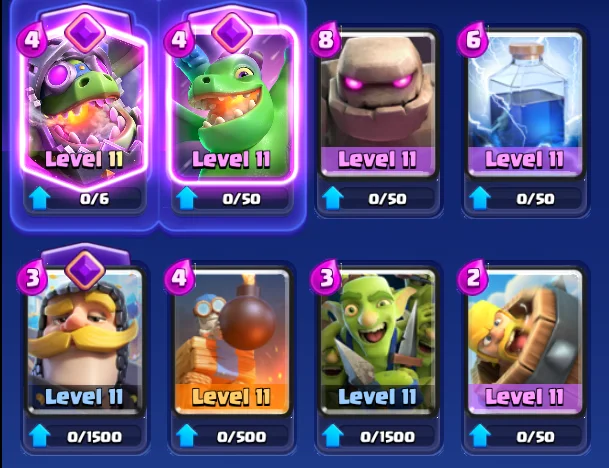 Inferno Dragon + Golem Deck