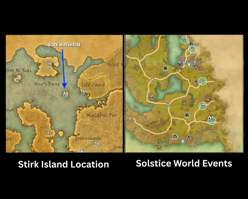 Writhing Wall Event Maps