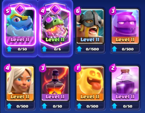 Elite Barbs + Double Dragons Deck