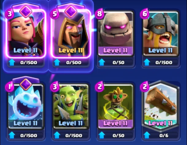 Elite Barbs + Golem Deck