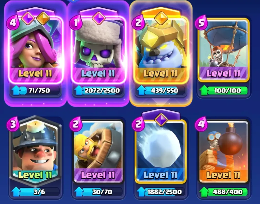 Balloon Spam Heroic Ice Golem Deck