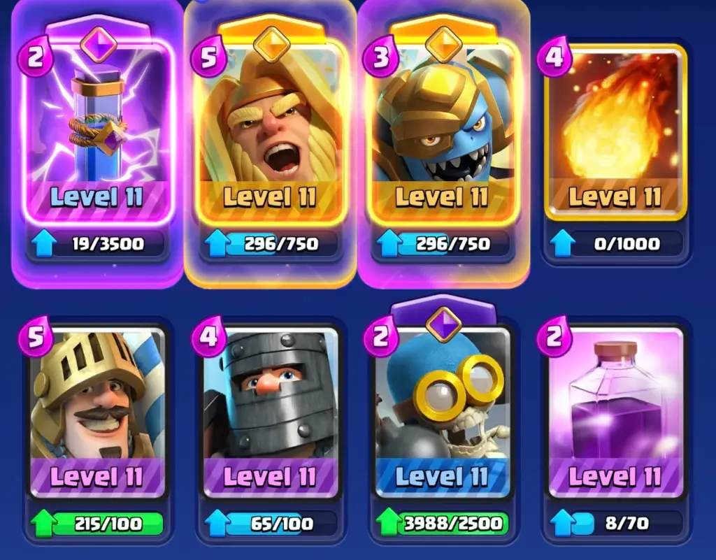 Hero Giant & Mega Minion + Evo Zap Deck