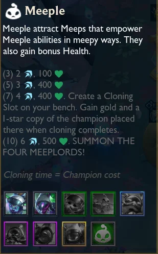 Meeple Trait TFT