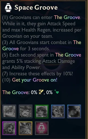 Space Groove Trait TFT